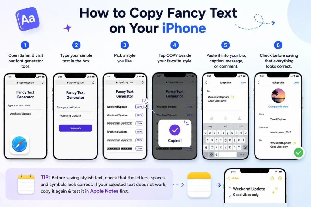 How to Copy Fancy Text on Your iPhone