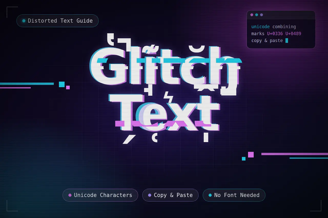 Glitch Text: Create Distorted Text Online free 2026