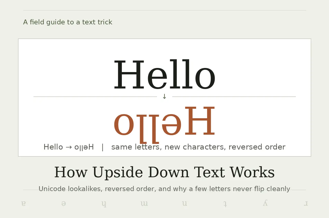 Upside Down Text/Inverted Text: Step by Step Guide 2026